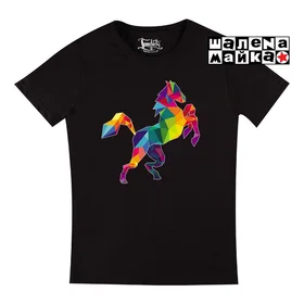 Прикольные футболки: Mustang Geometria Black